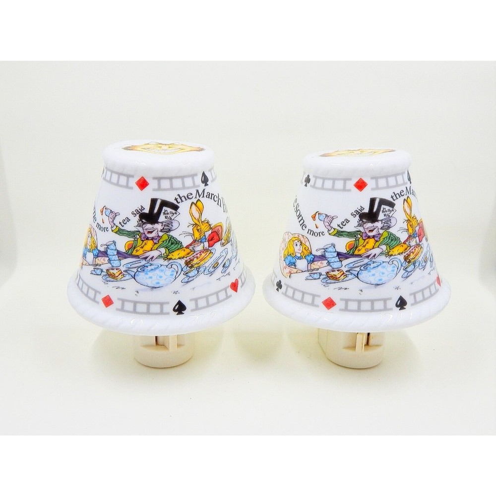 Alice In Wonderland Tea Party Night Light Paul Cardew Design Set Of 2